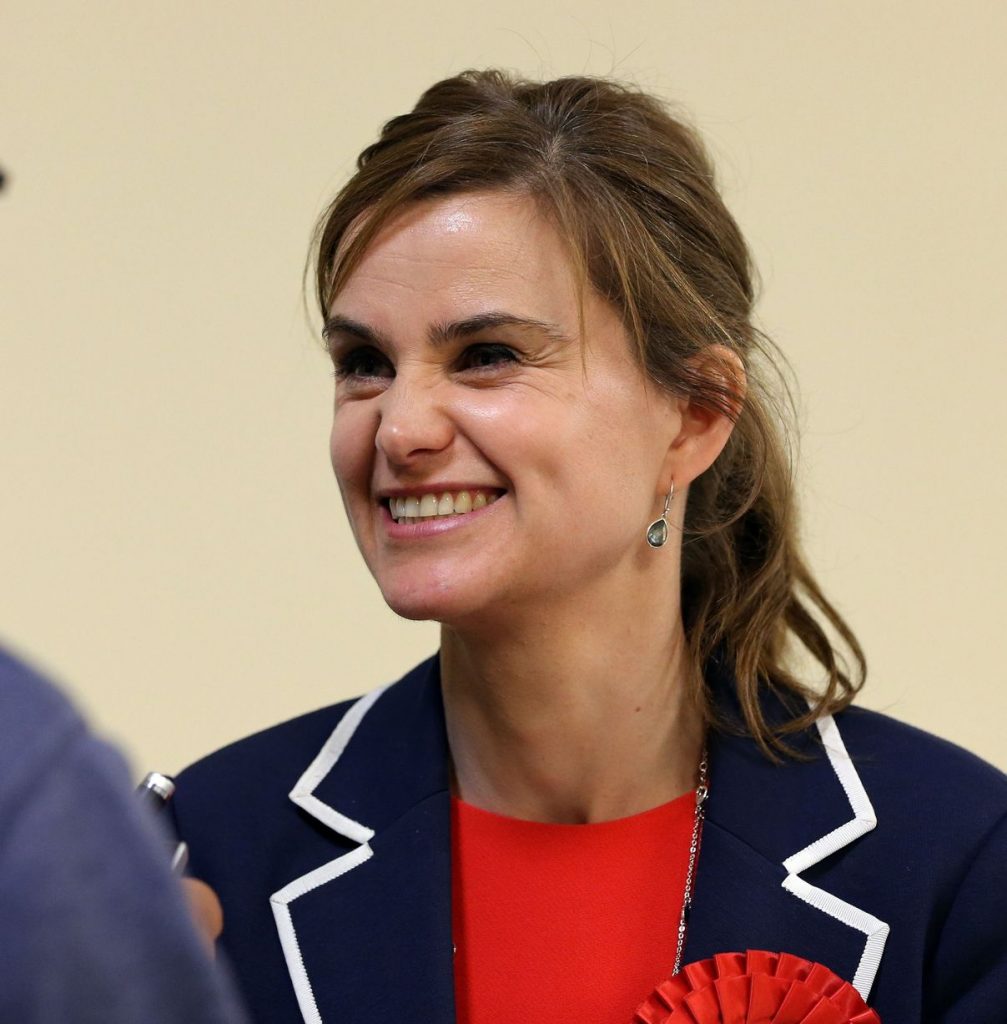 Jo Cox at the general election count in Huddersfield, 2015 Courtesy of The Jo Cox Foundation